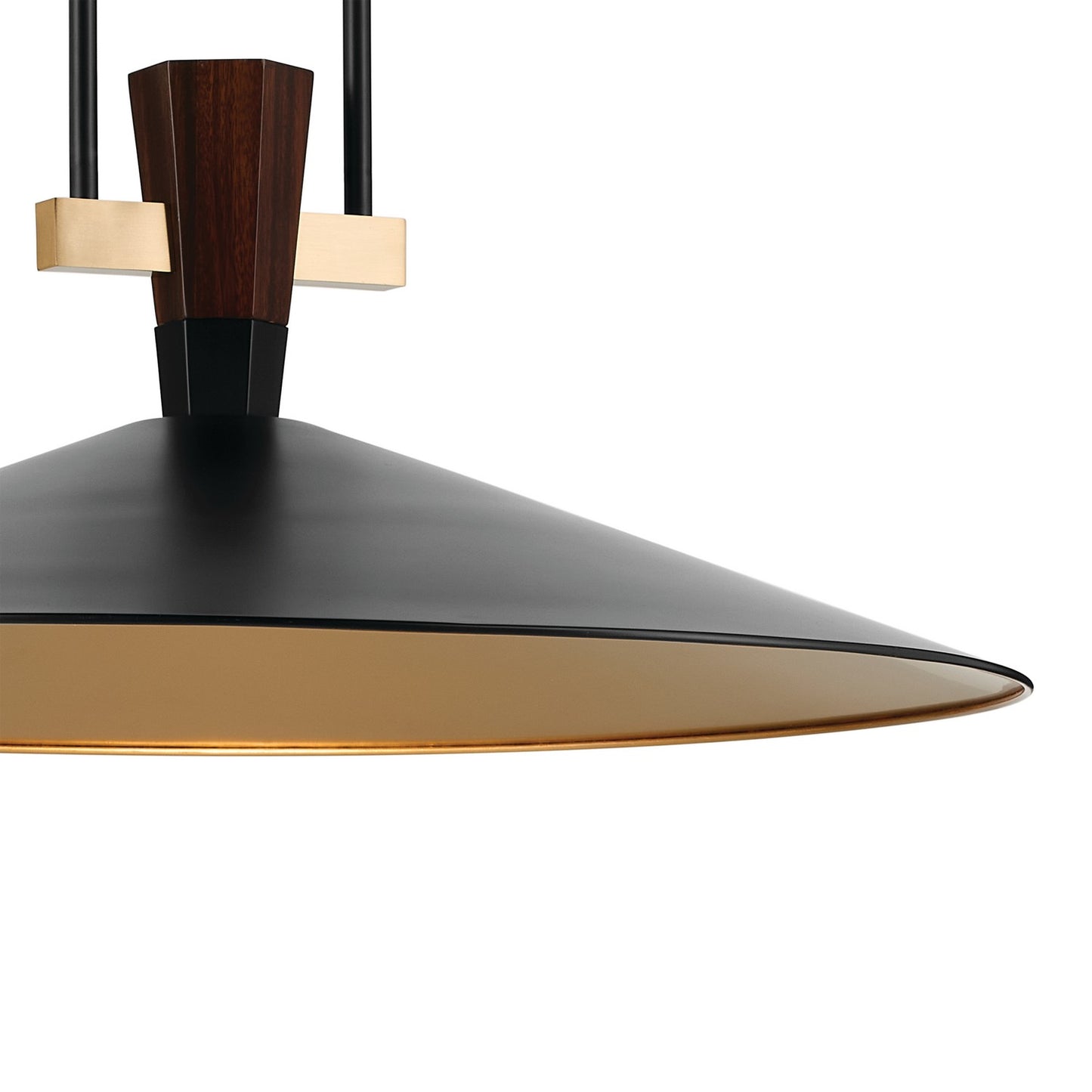 KICHLER 52833BKLED Tenon One Light Pendant