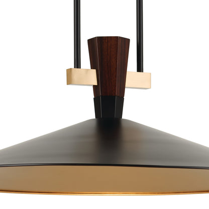 KICHLER 52833BKLED Tenon One Light Pendant
