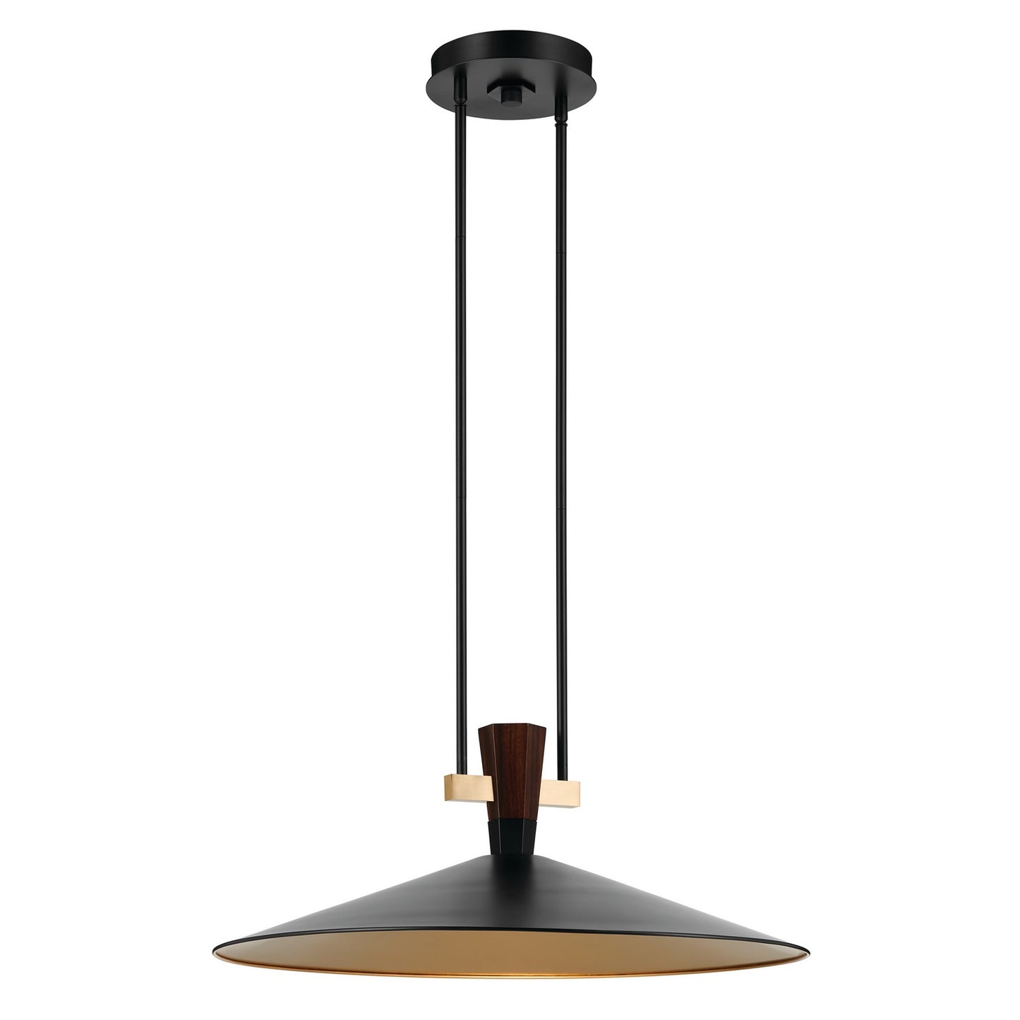 KICHLER 52833BKLED Tenon One Light Pendant