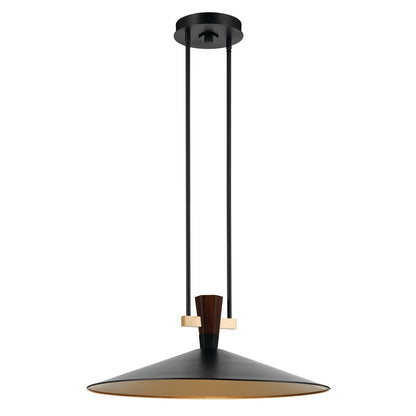 KICHLER 52833BKLED Tenon One Light Pendant