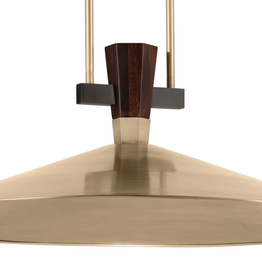 KICHLER 52833CPZLED Tenon One Light Pendant