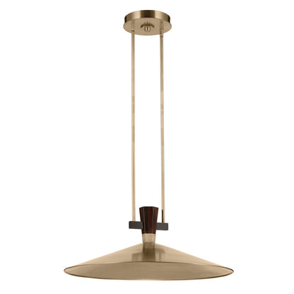 KICHLER 52833CPZLED Tenon One Light Pendant