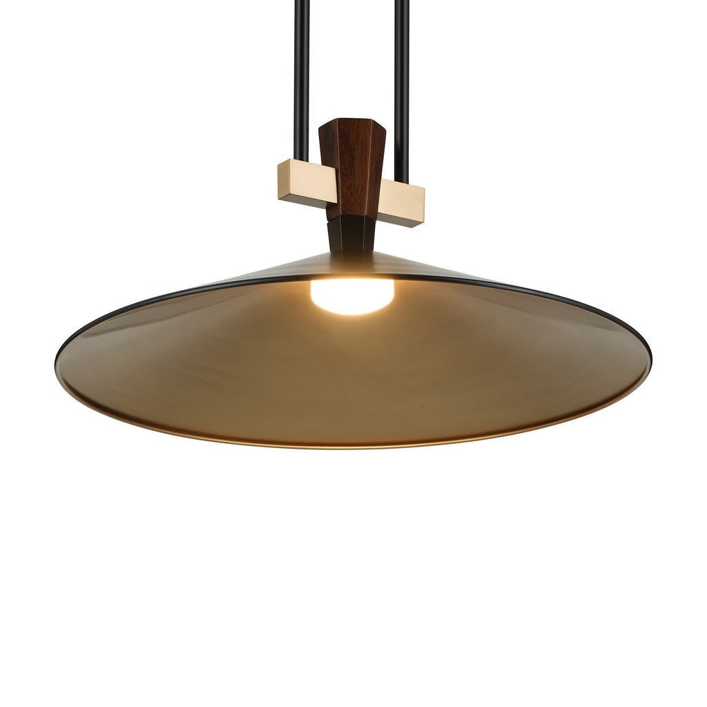 KICHLER 52832BKLED Tenon One Light Pendant