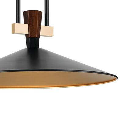 KICHLER 52832BKLED Tenon One Light Pendant