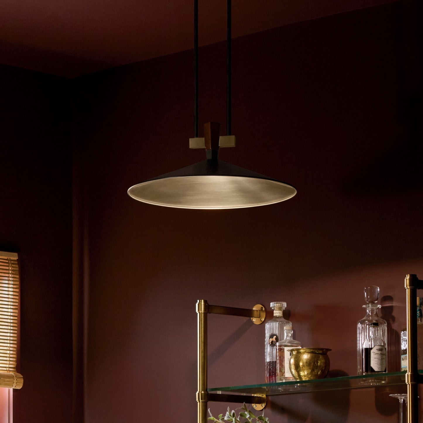 KICHLER 52832BKLED Tenon One Light Pendant