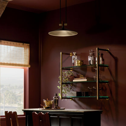 KICHLER 52832BKLED Tenon One Light Pendant