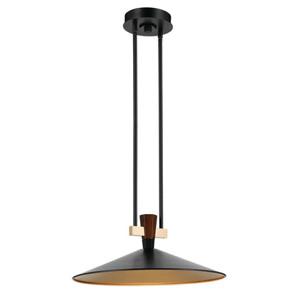 KICHLER 52832BKLED Tenon One Light Pendant