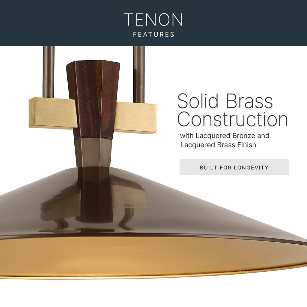KICHLER 52832LBZLED Tenon One Light Pendant