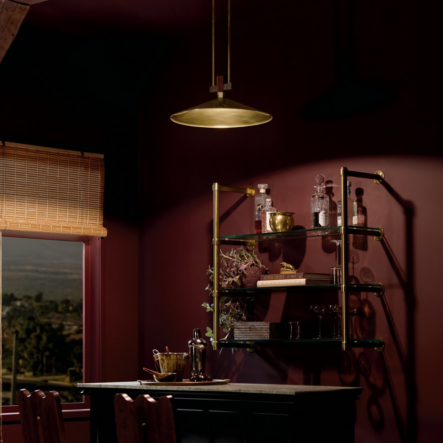 KICHLER 52832LBRLED Tenon One Light Pendant