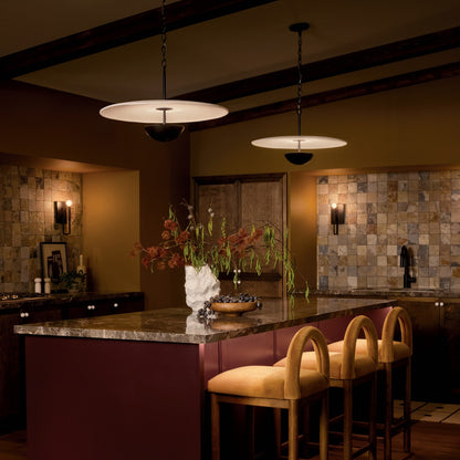 KICHLER 52829BKLED Mikale One Light Pendant