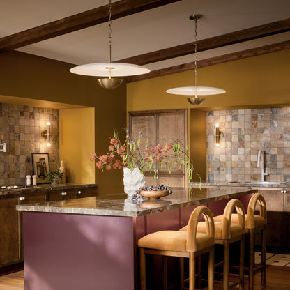 KICHLER 52829CPZLED Mikale One Light Pendant