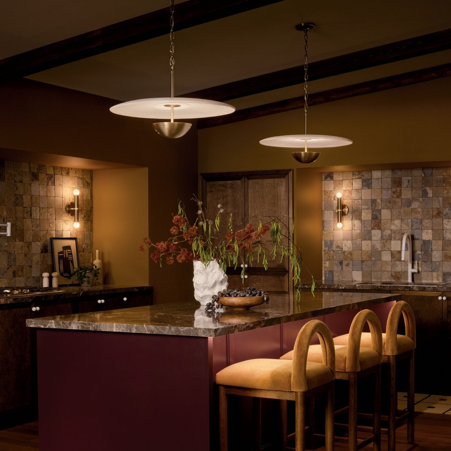 KICHLER 52829CPZLED Mikale One Light Pendant