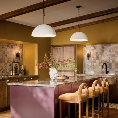 KICHLER 52828BKLED Mikale One Light Pendant