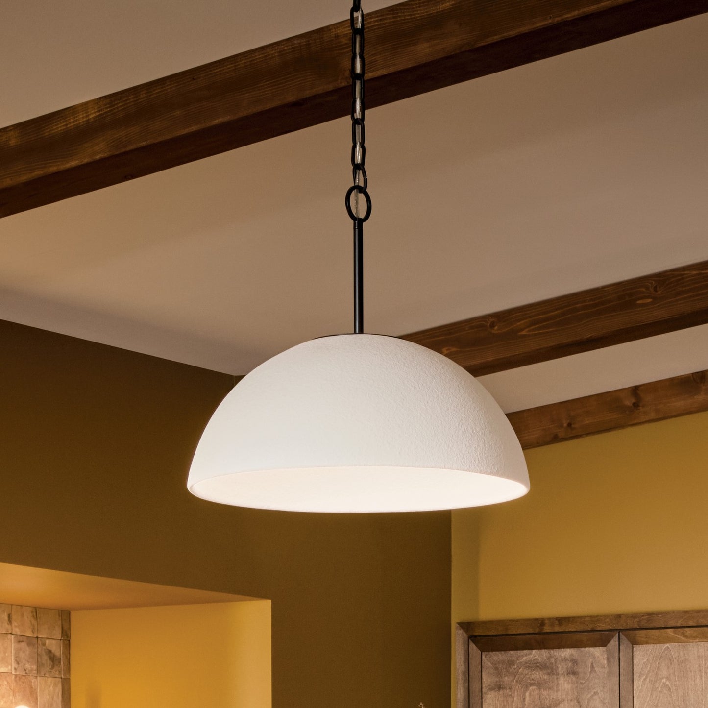 KICHLER 52828BKLED Mikale One Light Pendant