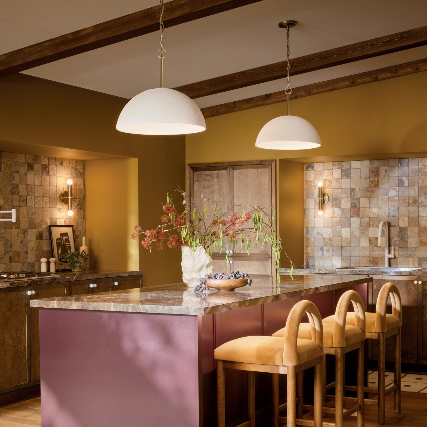 KICHLER 52828CPZLED Mikale One Light Pendant