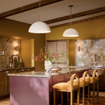 KICHLER 52828CPZLED Mikale One Light Pendant