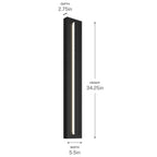 KICHLER 59171BKLED Arik Led Outdoor Wall Mount