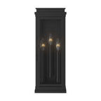 KICHLER 59163BK Lundon Three Light Outdoor Wall Mount