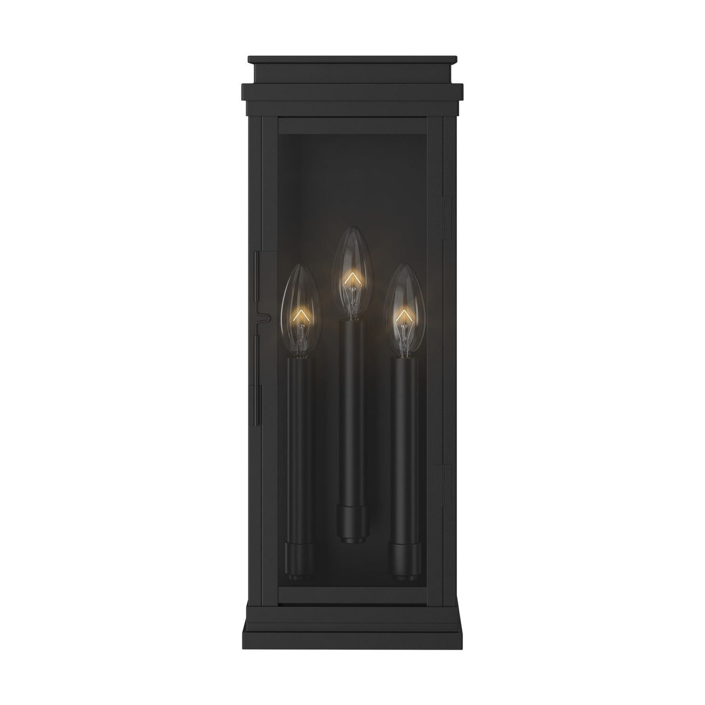 KICHLER 59163BK Lundon Three Light Outdoor Wall Mount