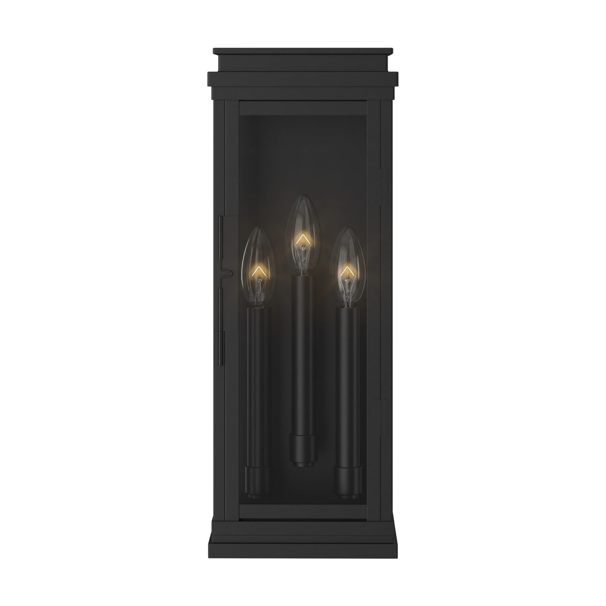 KICHLER 59163BK Lundon Three Light Outdoor Wall Mount