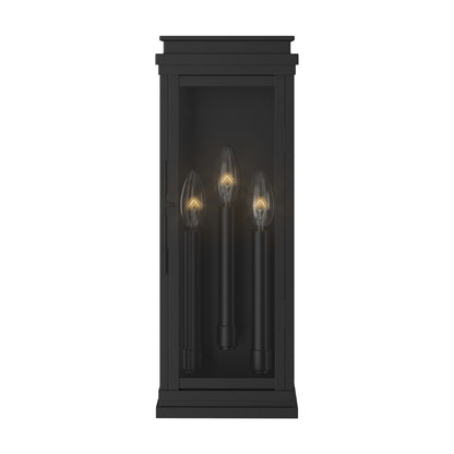 KICHLER 59163BK Lundon Three Light Outdoor Wall Mount