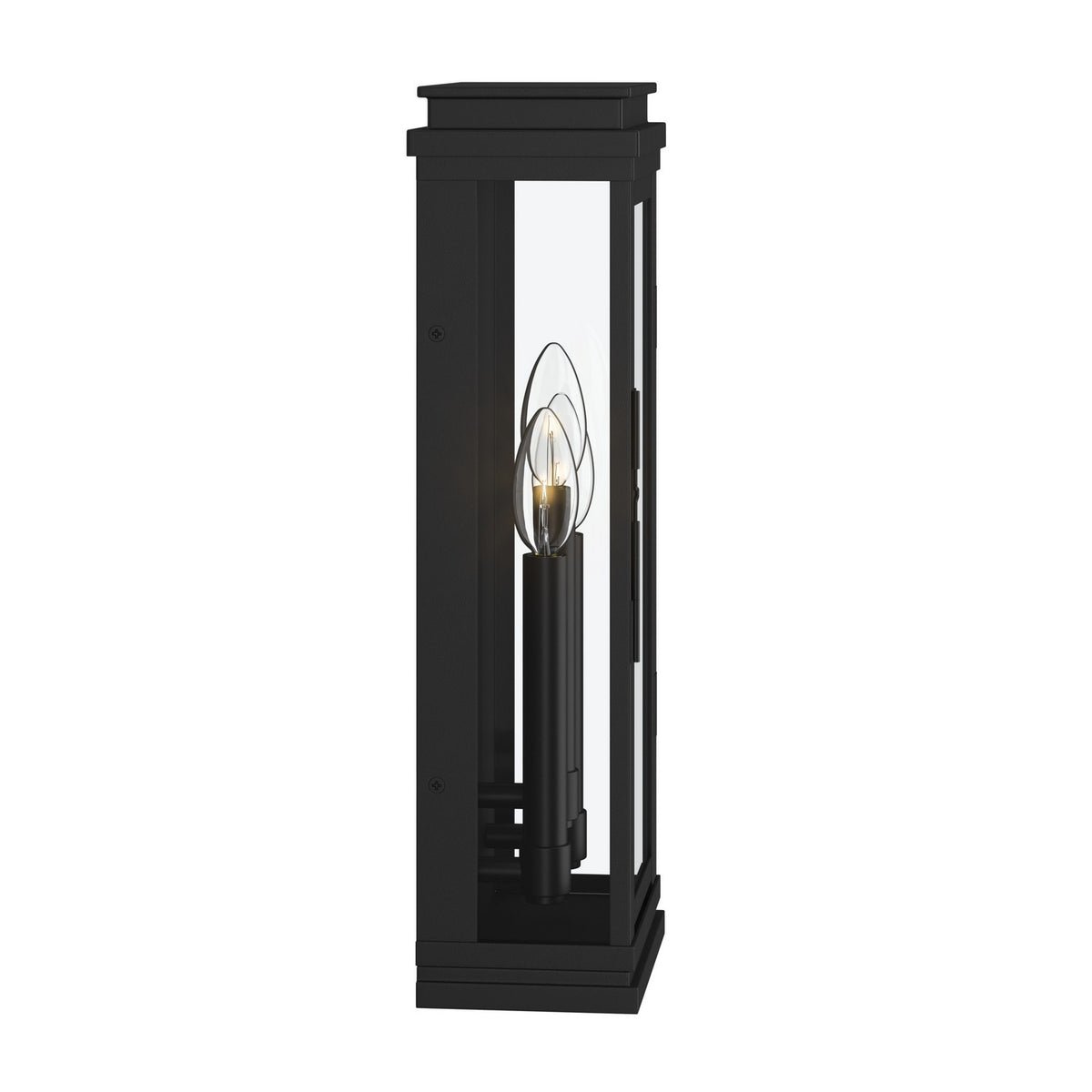 KICHLER 59163BK Lundon Three Light Outdoor Wall Mount