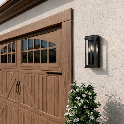 KICHLER 59163BK Lundon Three Light Outdoor Wall Mount