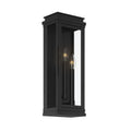 KICHLER 59163BK Lundon Three Light Outdoor Wall Mount