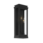 KICHLER 59163BK Lundon Three Light Outdoor Wall Mount