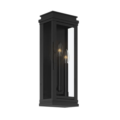 KICHLER 59163BK Lundon Three Light Outdoor Wall Mount