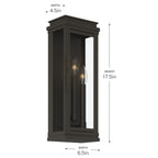 KICHLER 59163OZ Lundon Three Light Outdoor Wall Mount