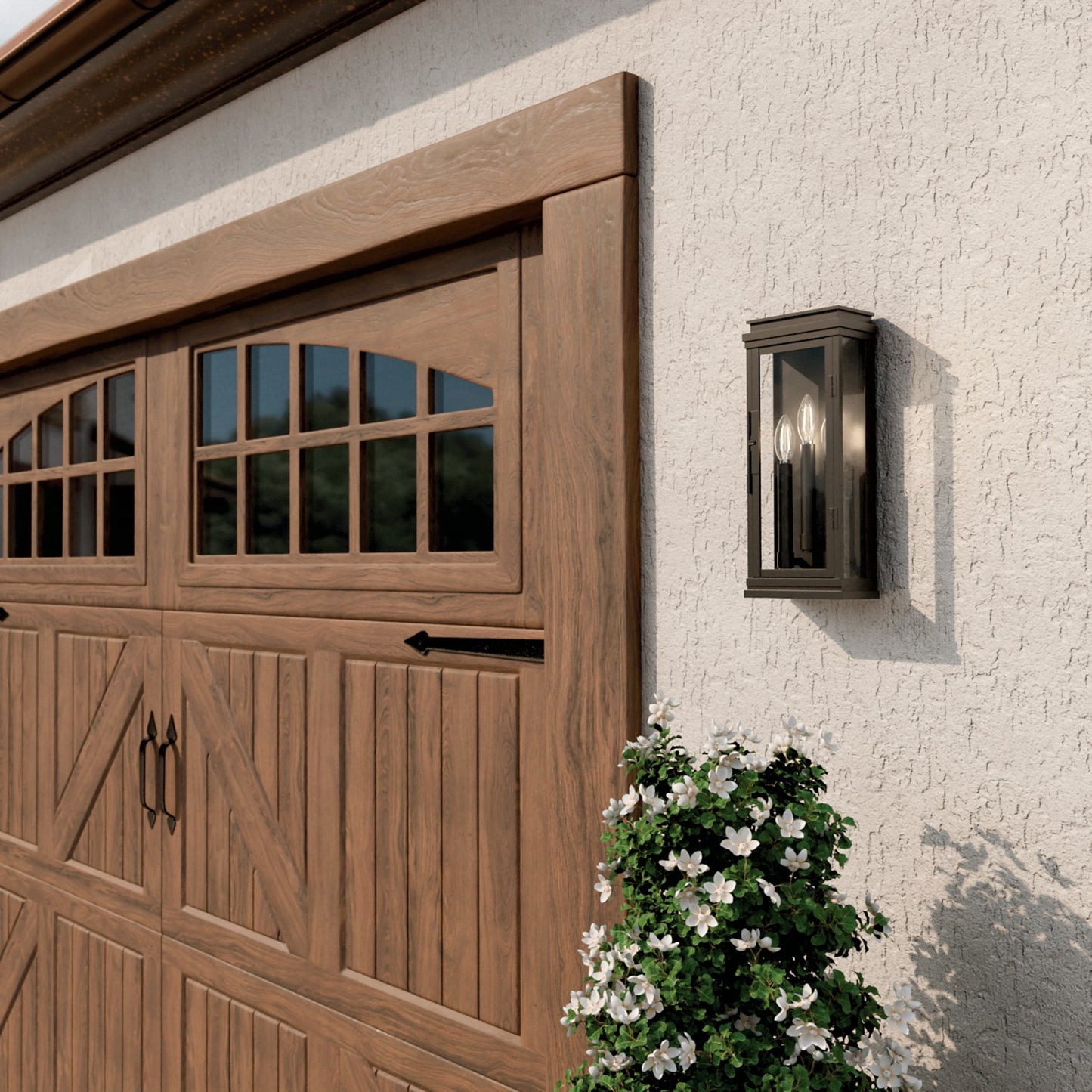KICHLER 59163OZ Lundon Three Light Outdoor Wall Mount