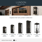KICHLER 59163OZ Lundon Three Light Outdoor Wall Mount