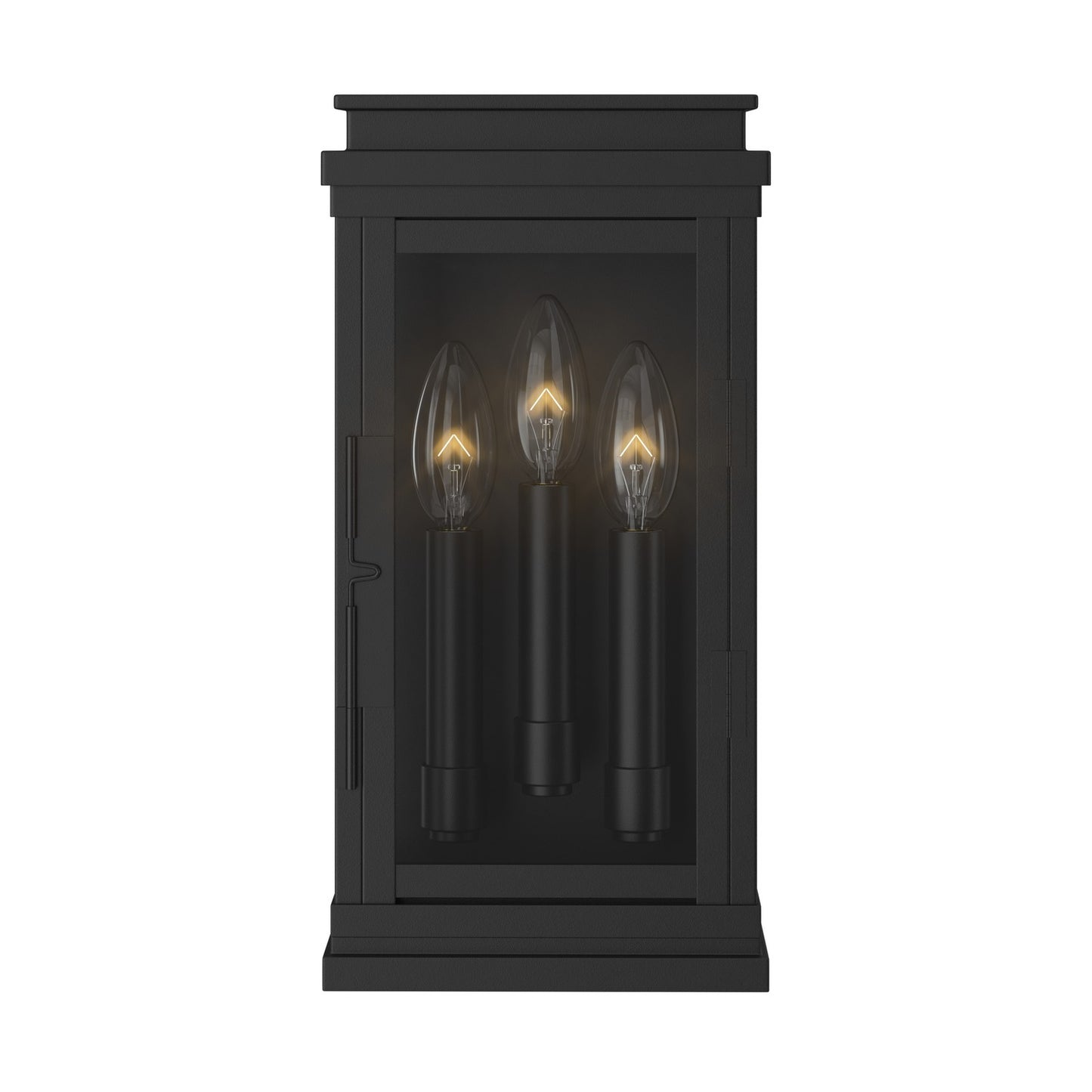 KICHLER 59162BK Lundon Three Light Outdoor Wall Mount