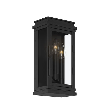 KICHLER 59162BK Lundon Three Light Outdoor Wall Mount