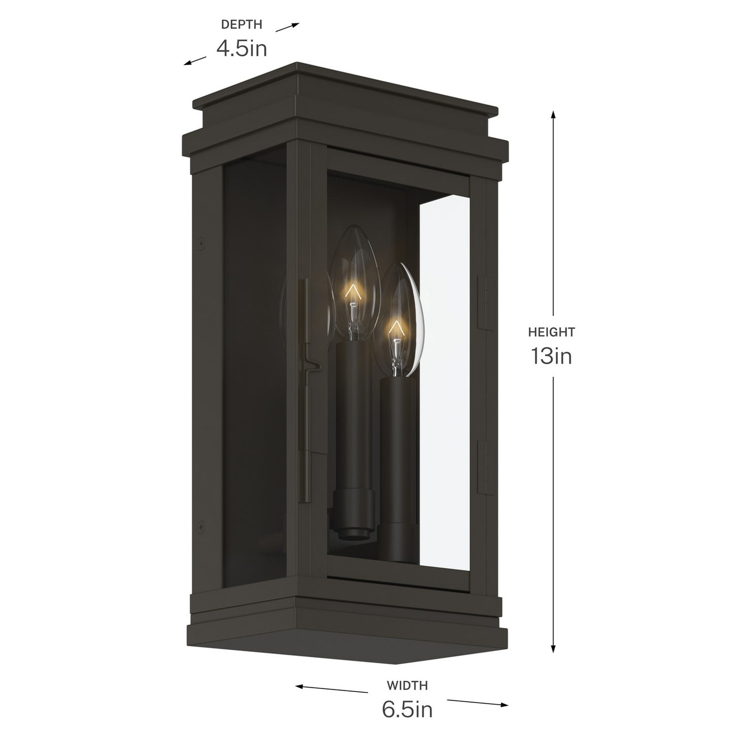 KICHLER 59162OZ Lundon Three Light Outdoor Wall Mount