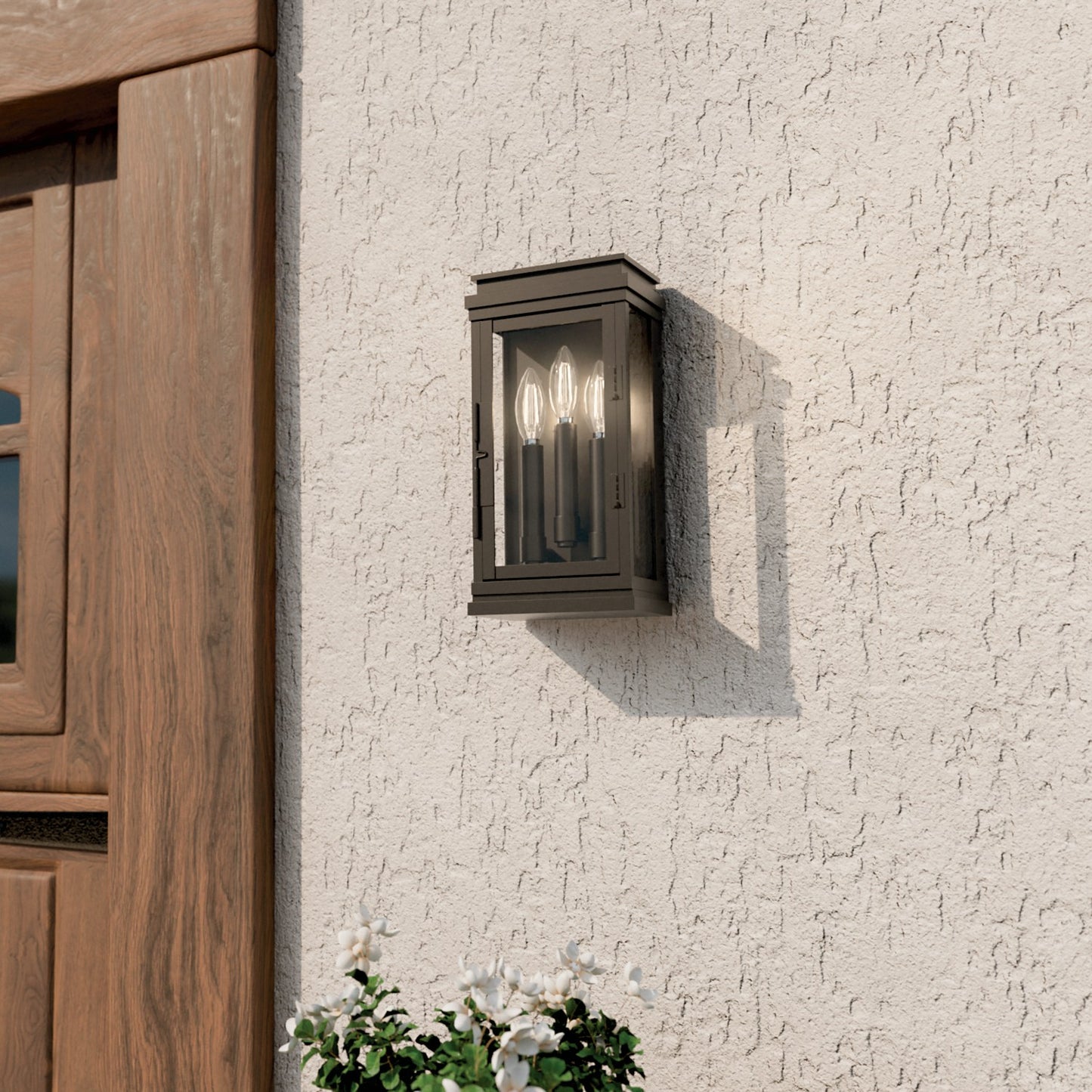 KICHLER 59162OZ Lundon Three Light Outdoor Wall Mount
