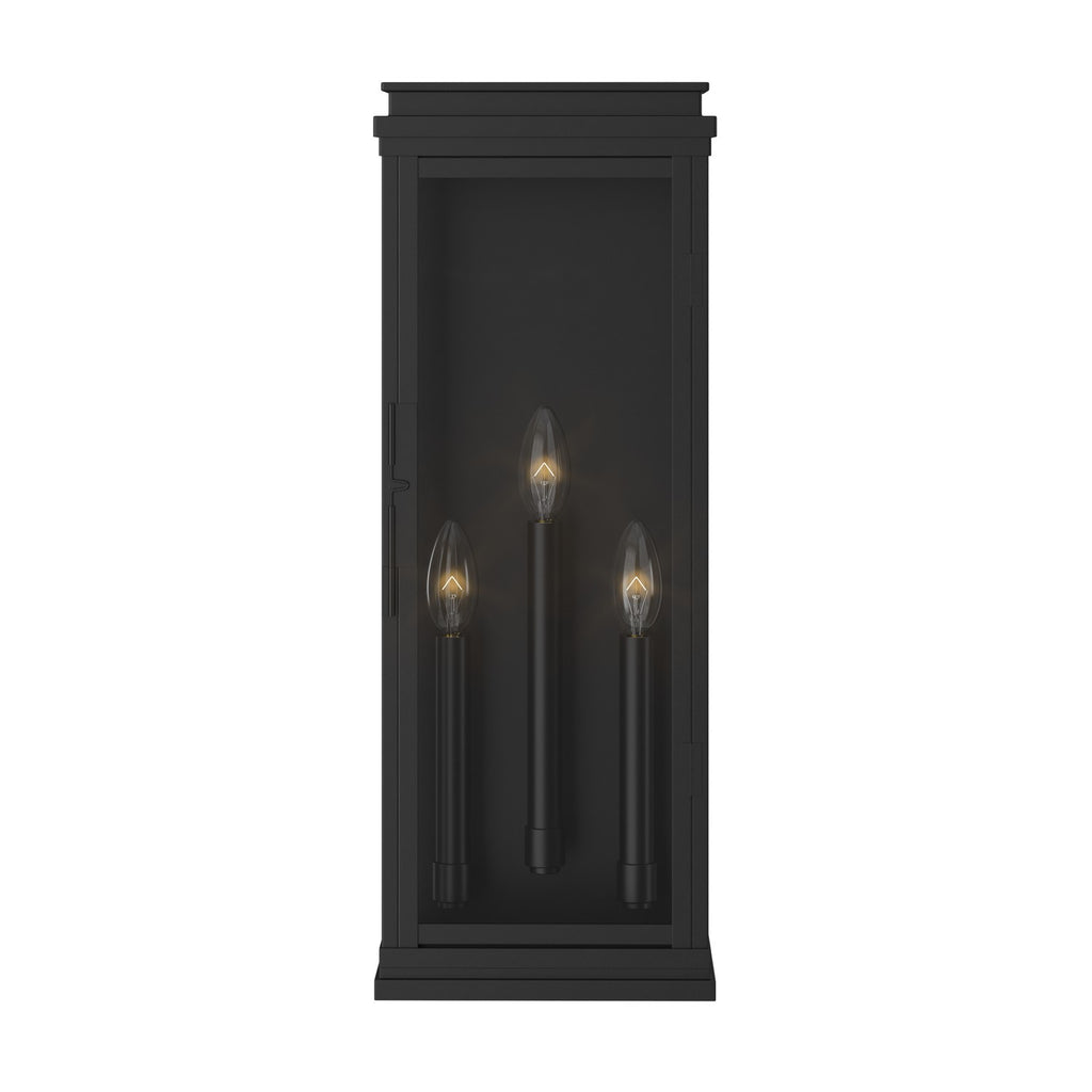 KICHLER 59164BK Lundon Three Light Outdoor Wall Mount