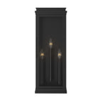 KICHLER 59164BK Lundon Three Light Outdoor Wall Mount