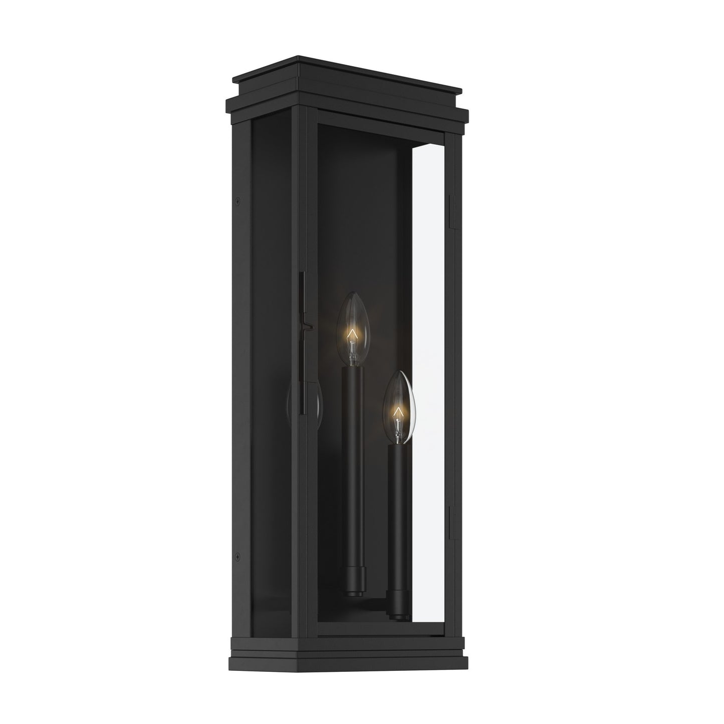 KICHLER 59164BK Lundon Three Light Outdoor Wall Mount