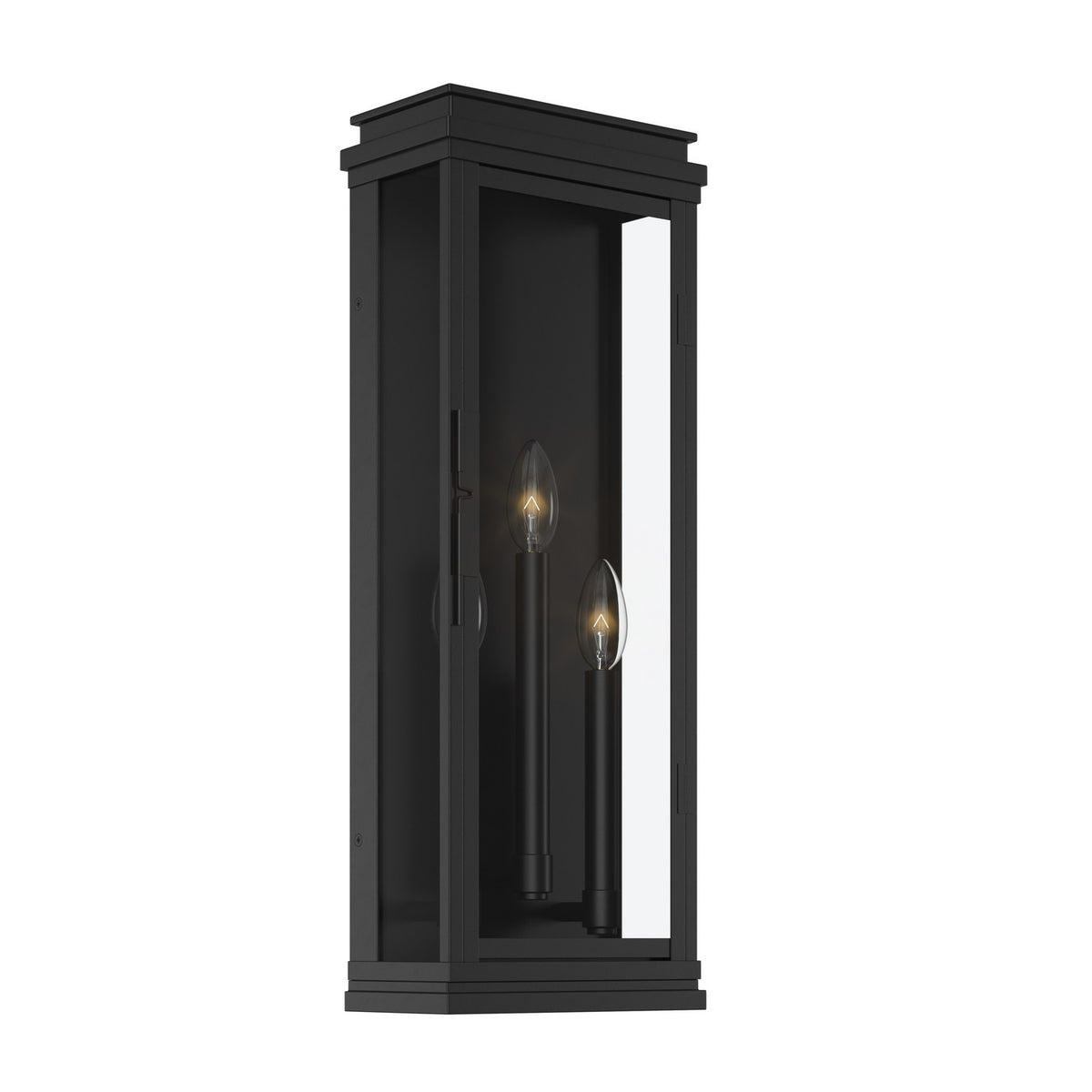 KICHLER 59164BK Lundon Three Light Outdoor Wall Mount