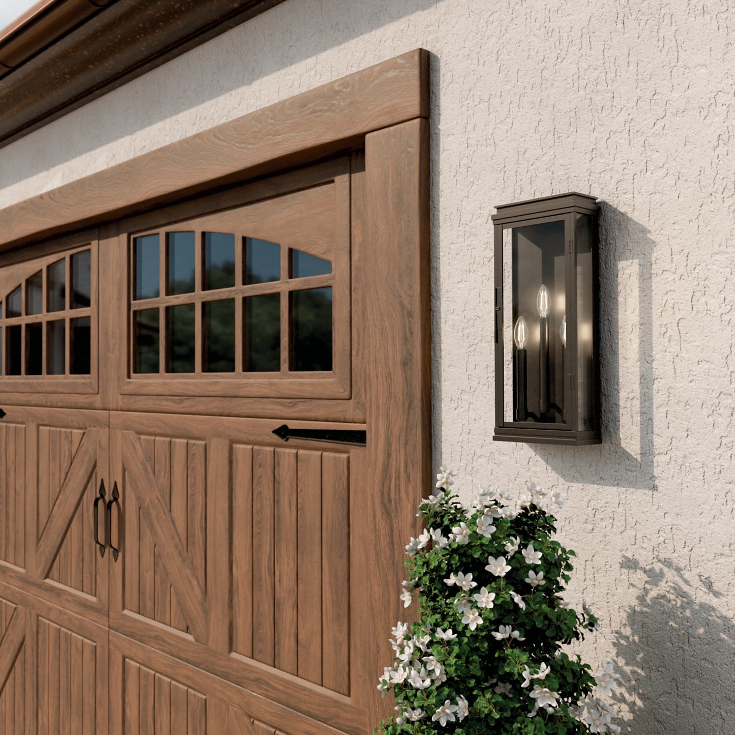 KICHLER 59164OZ Lundon Three Light Outdoor Wall Mount