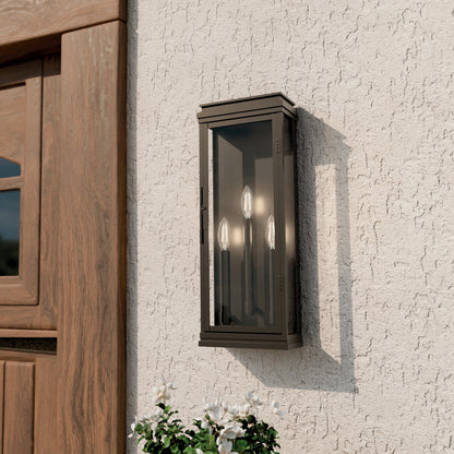 KICHLER 59164OZ Lundon Three Light Outdoor Wall Mount