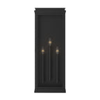 KICHLER 59165BK Lundon Three Light Outdoor Wall Mount