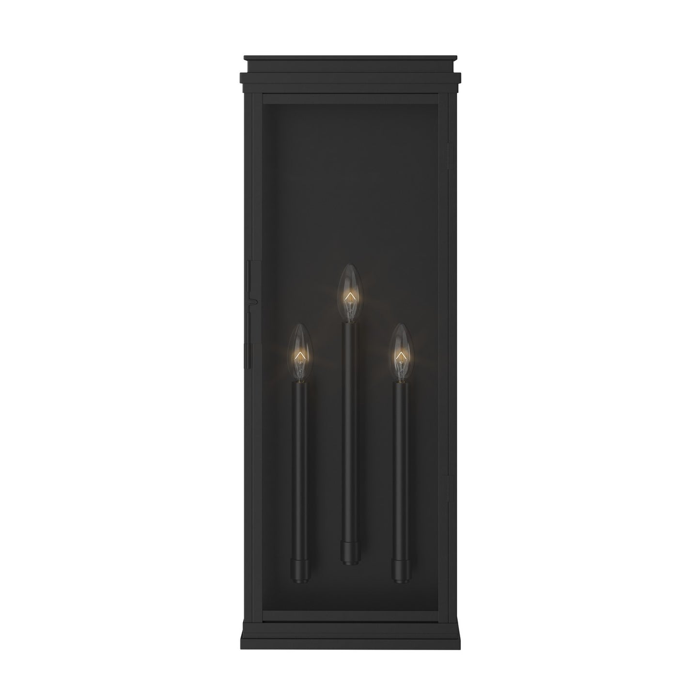 KICHLER 59165BK Lundon Three Light Outdoor Wall Mount