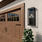 KICHLER 59165BK Lundon Three Light Outdoor Wall Mount