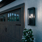 KICHLER 59165BK Lundon Three Light Outdoor Wall Mount