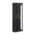 KICHLER 59165BK Lundon Three Light Outdoor Wall Mount
