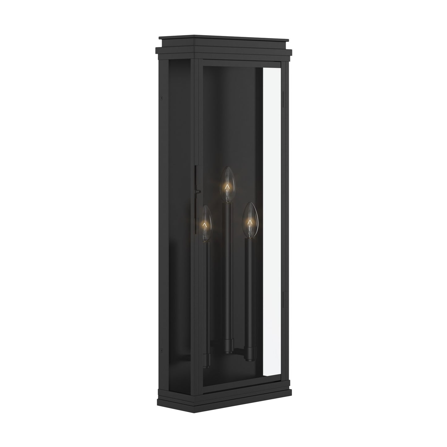 KICHLER 59165BK Lundon Three Light Outdoor Wall Mount