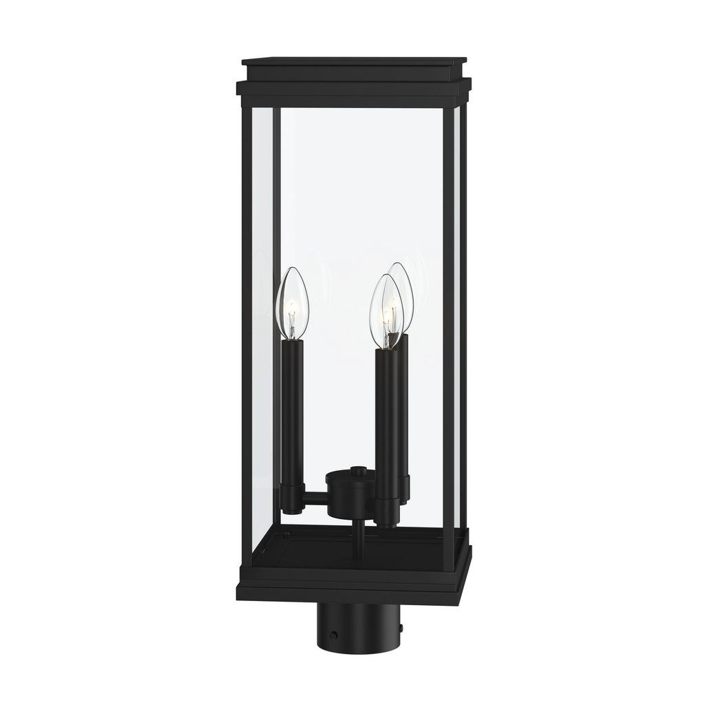 KICHLER 59166BK Lundon Three Light Outdoor Post Mount